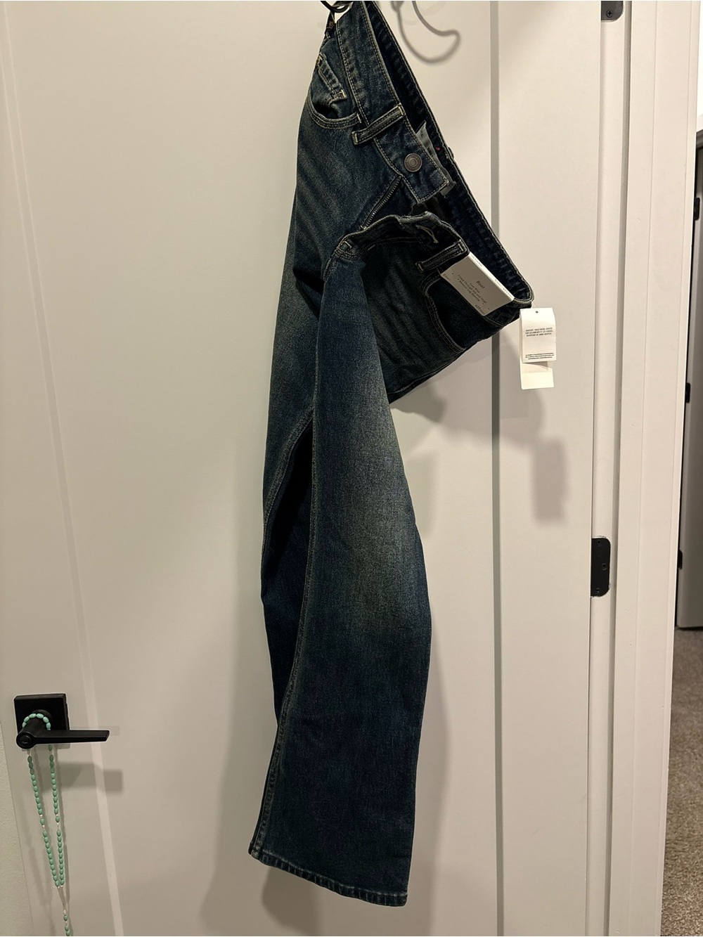 Hollister Women's Dark Blue Bootcut Jeans